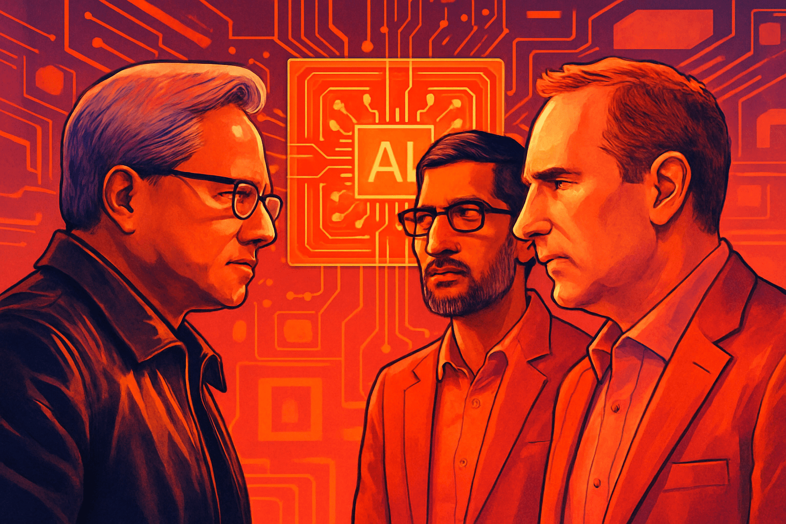 Brief IA : Nvidia face à Google et Amazon dans la course aux puces IA