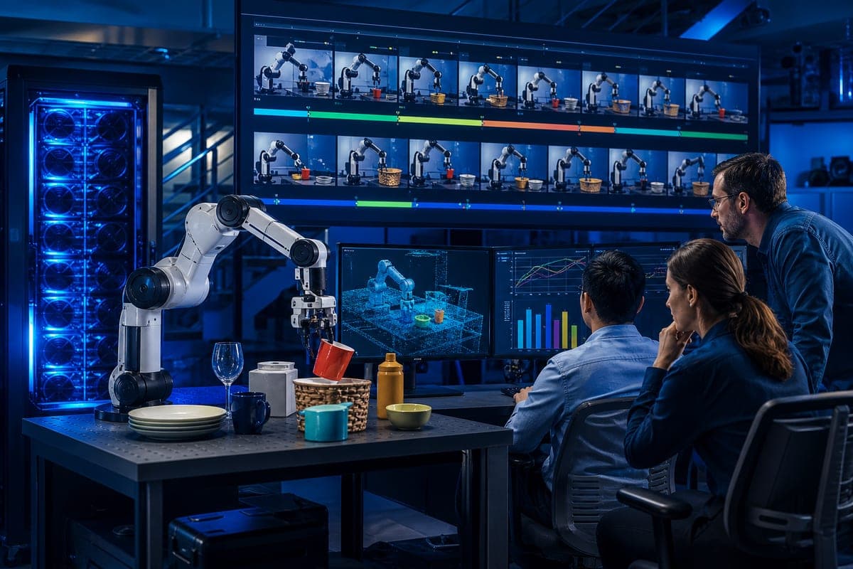 Brief IA : Nvidia lance Flora pour annoter des vidéos robotiques à bas coût