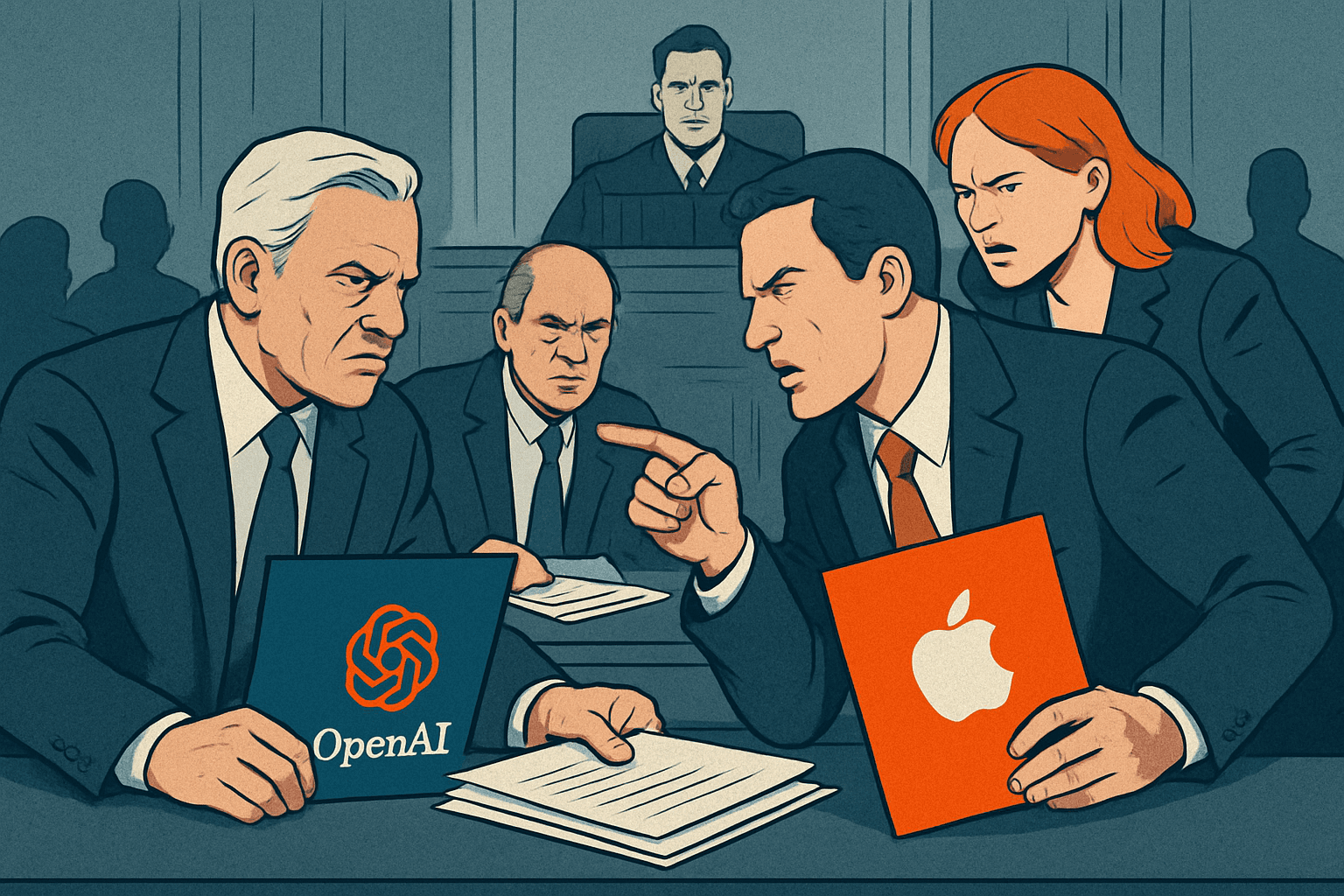 Brief IA : OpenAI défie Apple : un procès aux enjeux personnels