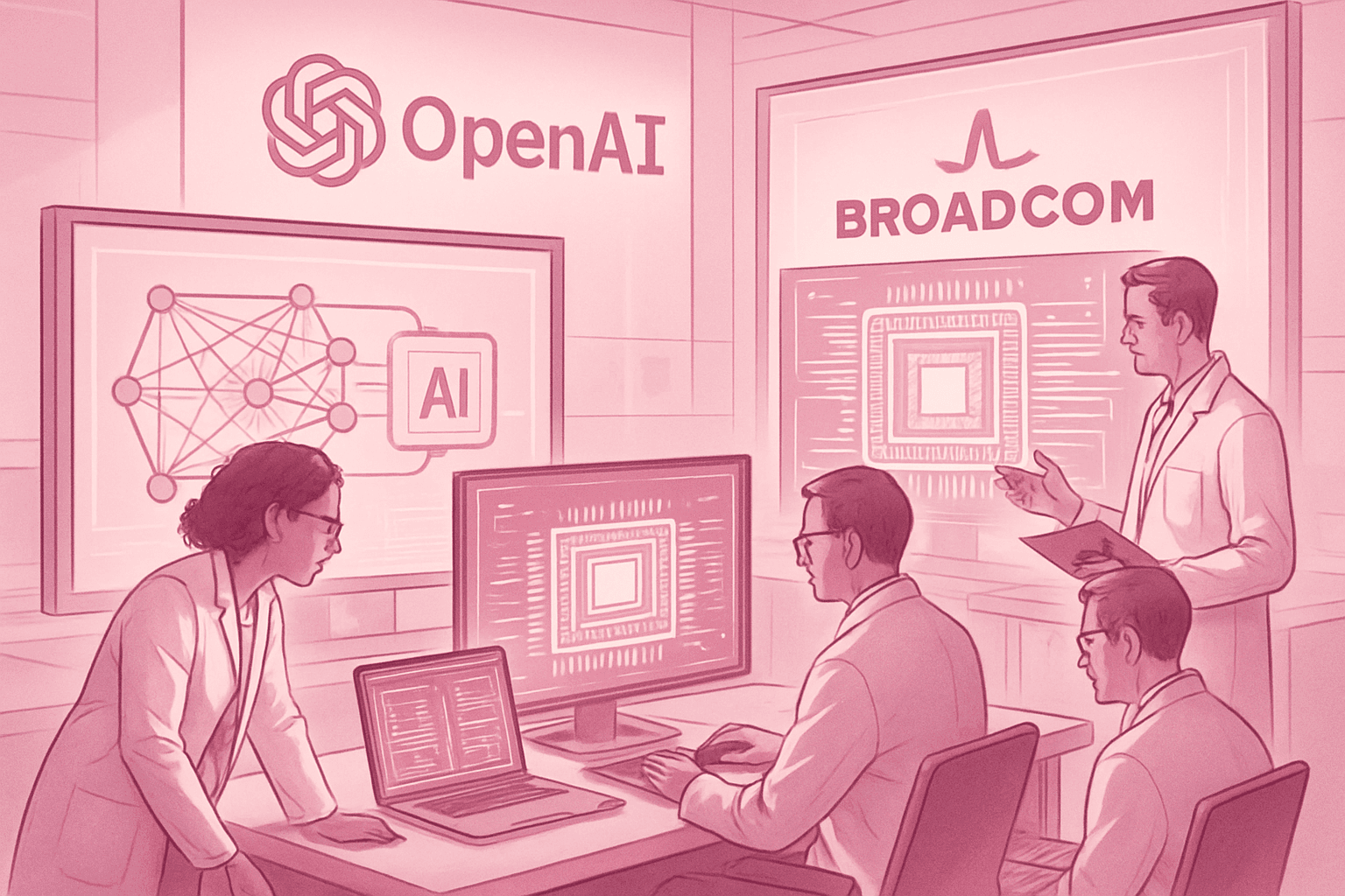 Brief IA : OpenAI et Broadcom : vers des puces IA internes d'ici 2026
