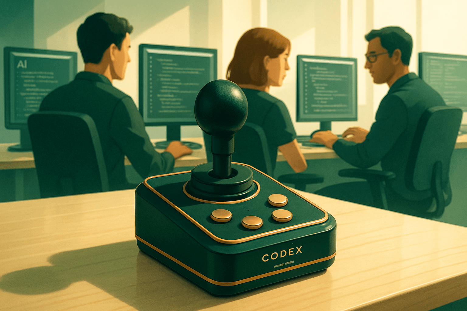 Brief IA : OpenAI et Work Louder lancent le Codex Micro joystick