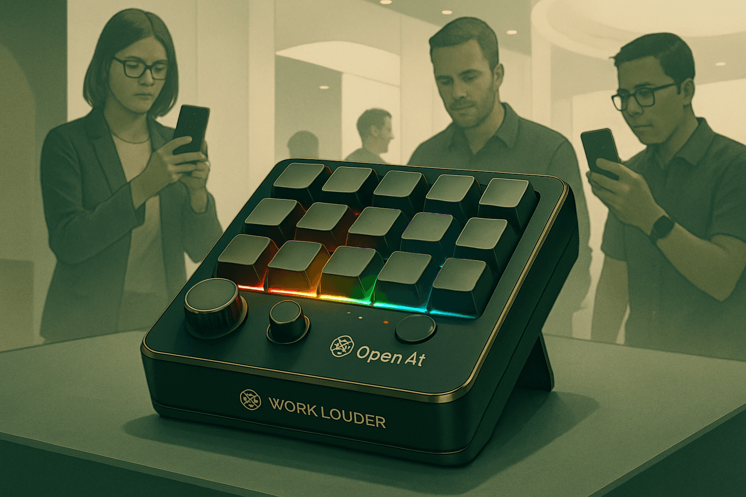 Brief IA : OpenAI et Work Louder : un mini-clavier pour Codex