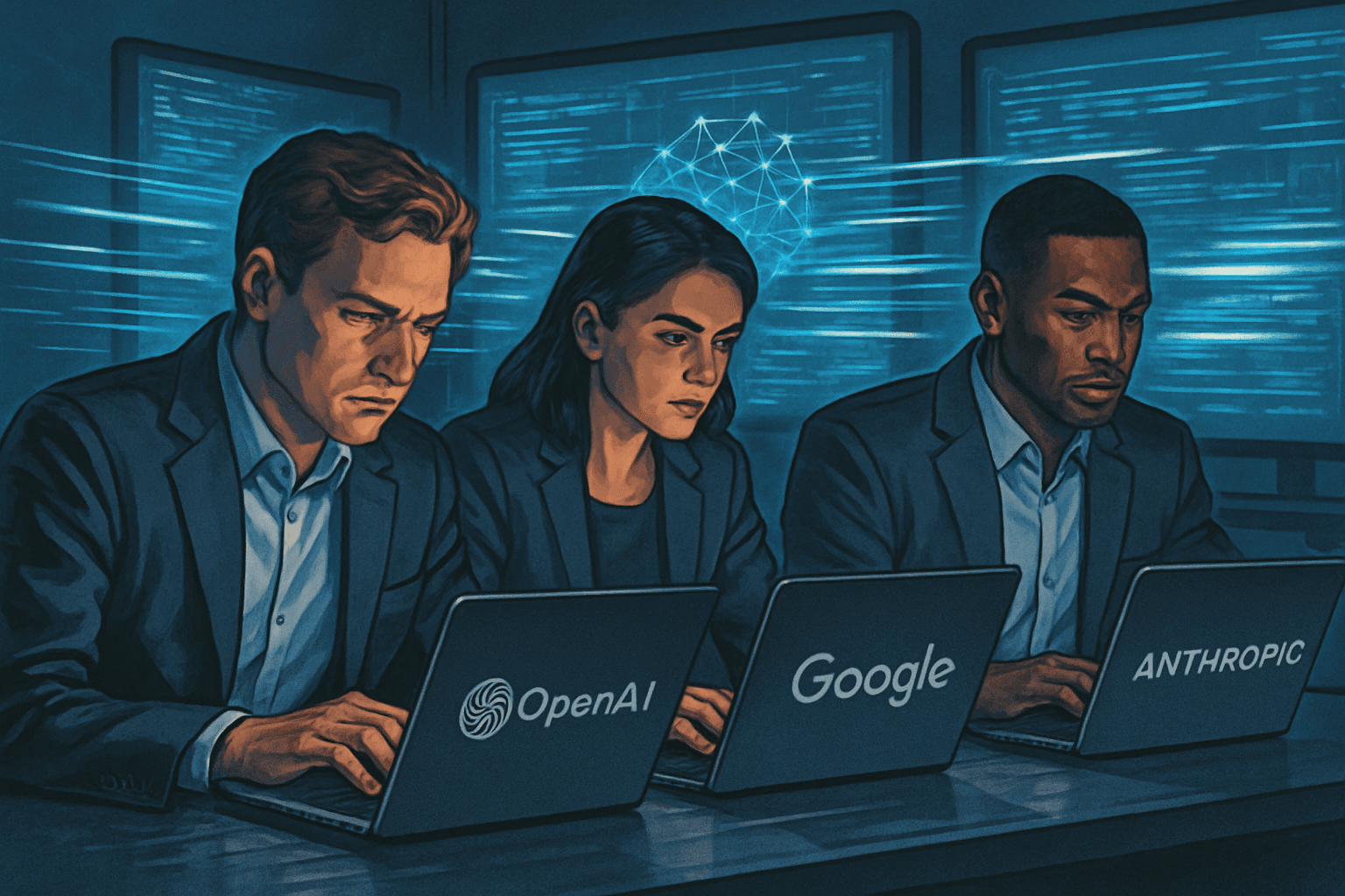 Brief IA : OpenAI, Google, Anthropic : la vitesse des IA en priorité