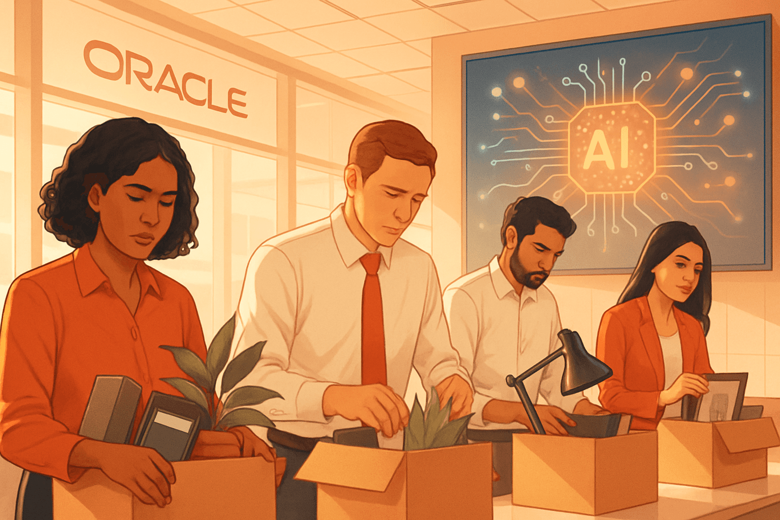 Brief IA : Oracle réduit ses effectifs de 21 000 employés pour financer l'IA