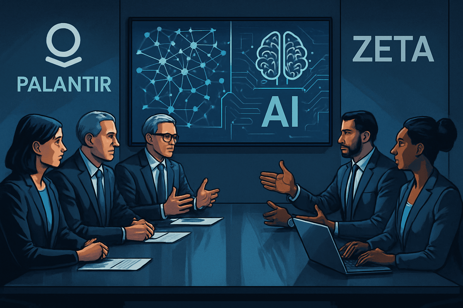 Brief IA : Palantir et Zeta : révolution marketing par l'IA et les données