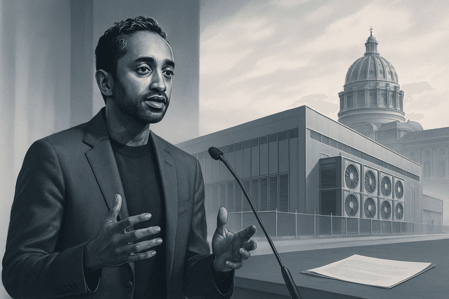 Brief IA : Palihapitiya : le rejet des data centers, une bombe à retardement