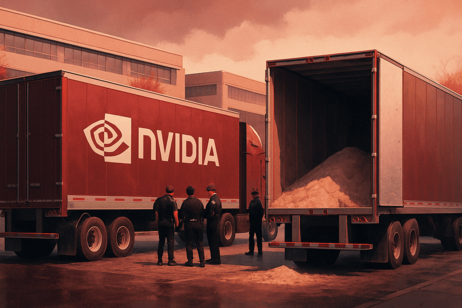 Brief IA : PlusAI : deux remorques au logo Nvidia volées, retrouvées remplies de sable