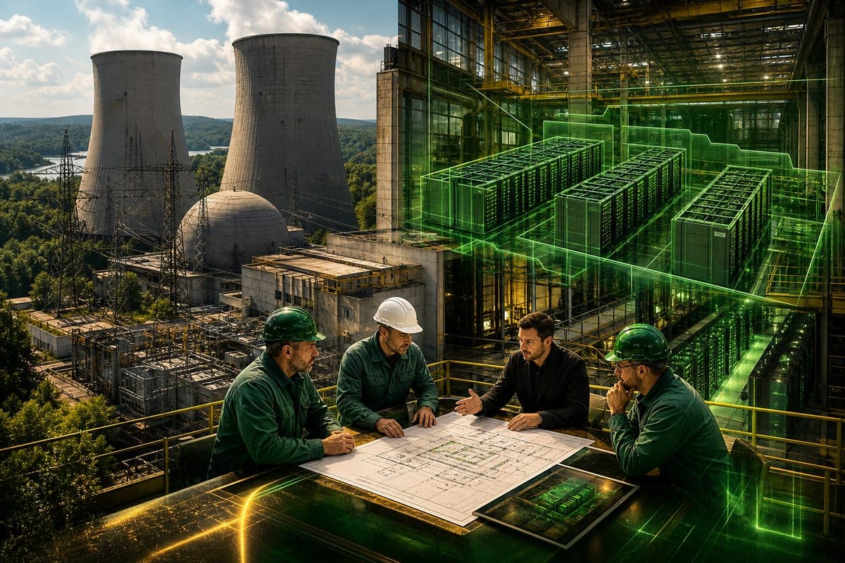 Brief IA : PreussenElektra et Nvidia envisagent de transformer des centrales nucléaires