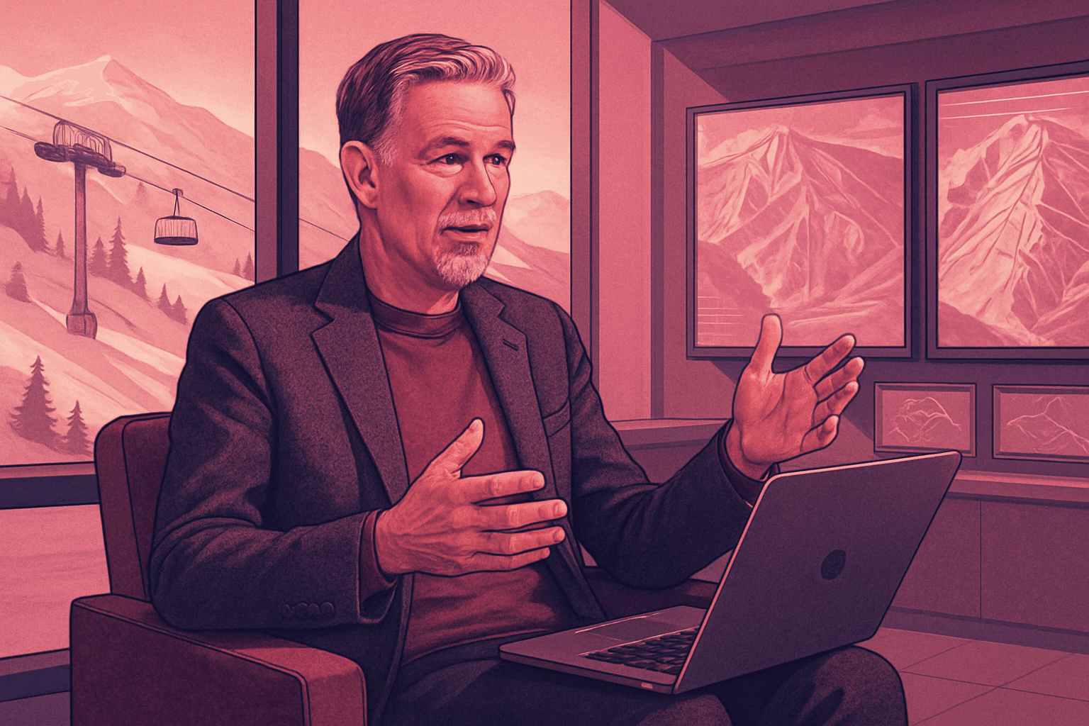 Brief IA : Reed Hastings : IA, effectifs divisés par deux ou expansion