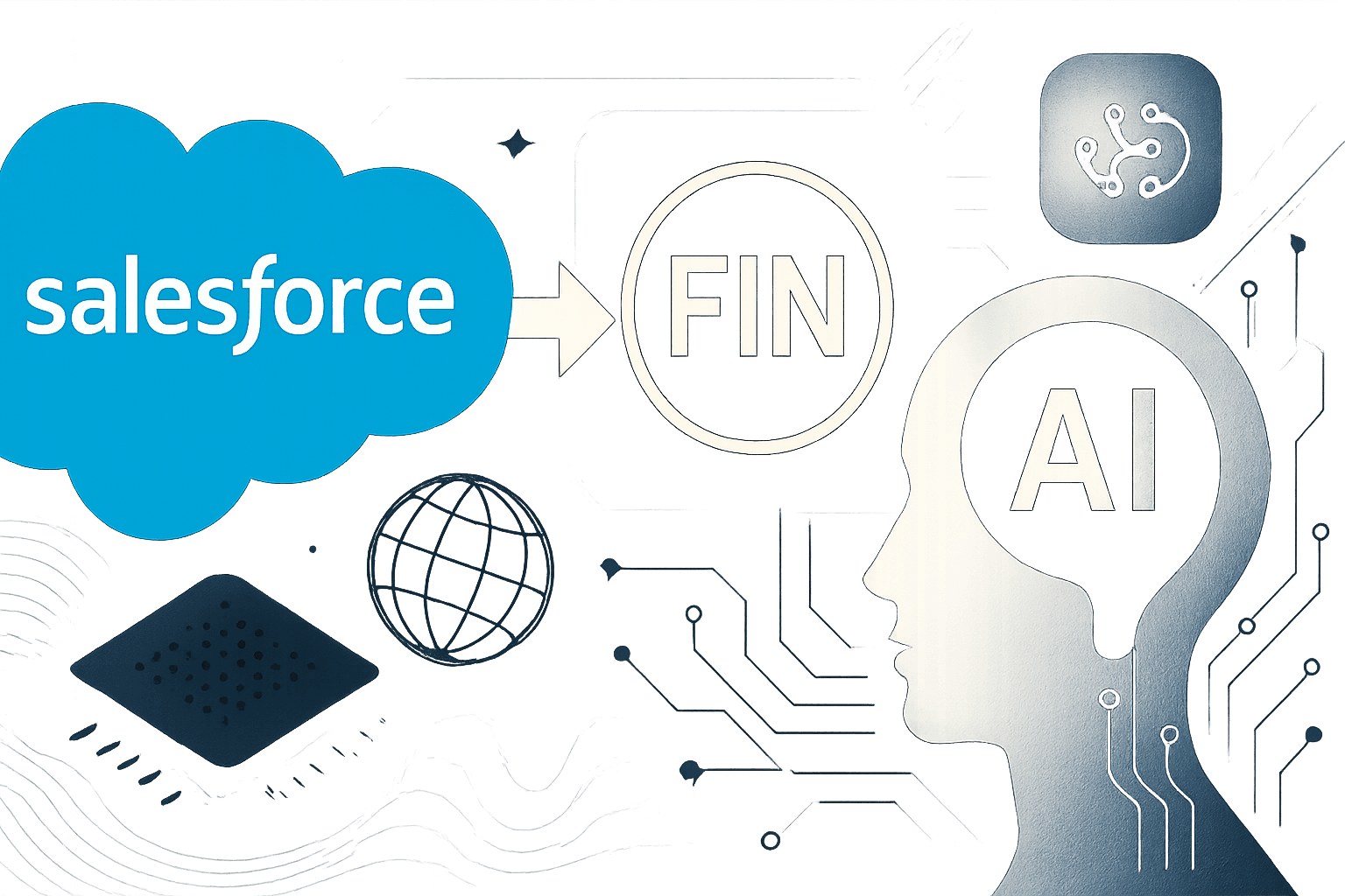 Brief IA : Salesforce mise 3,6 milliards sur Fin pour dominer l'IA d'entreprise