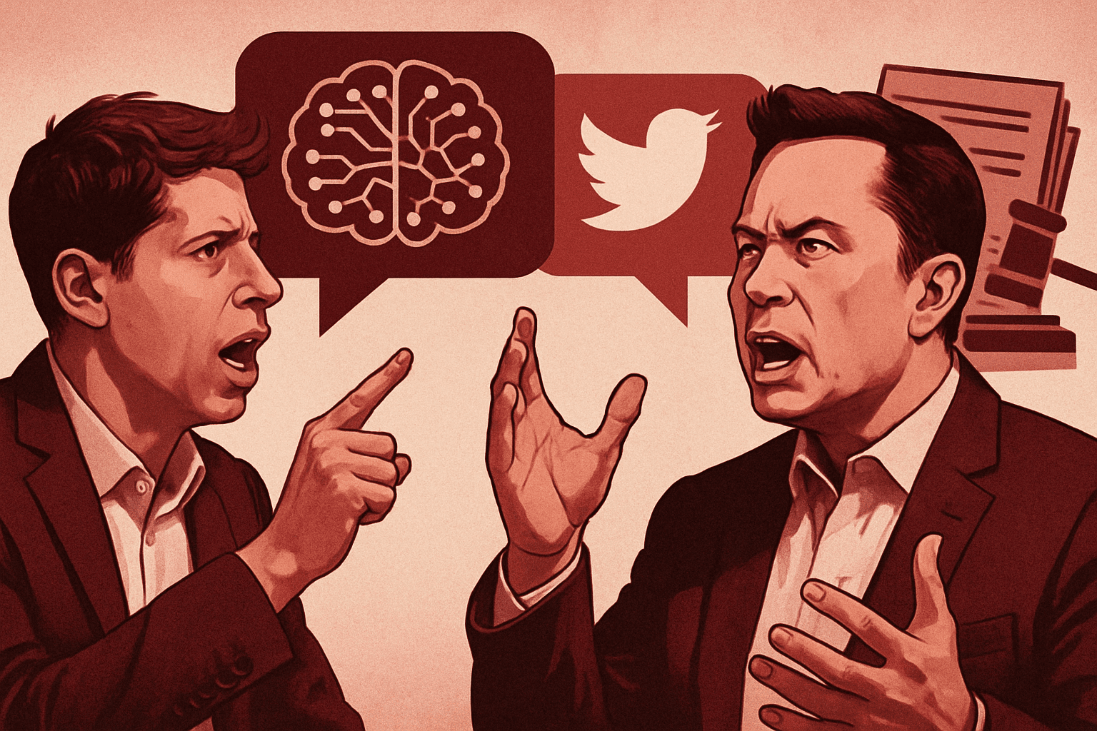 Brief IA : Sam Altman, Elon Musk et Anthropic : la guerre des mots s'intensifie