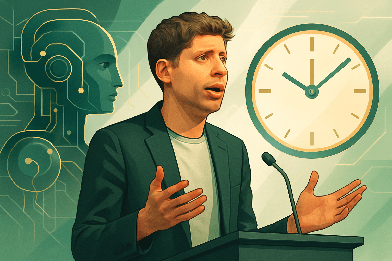 Brief IA : Sam Altman : l'IA ne réduit pas le temps de travail