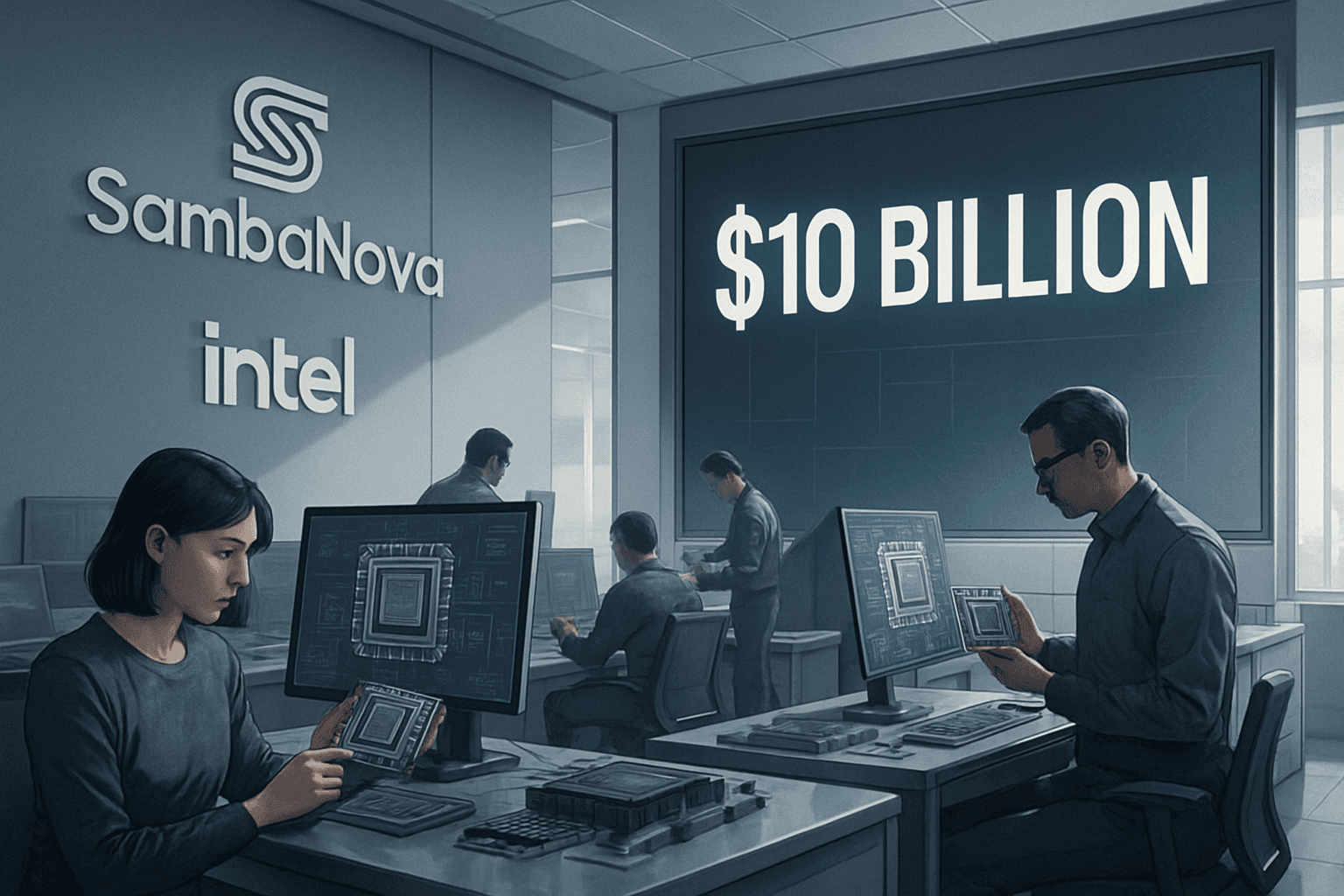 Brief IA : SambaNova et Intel : vers une valorisation de 10 milliards de dollars