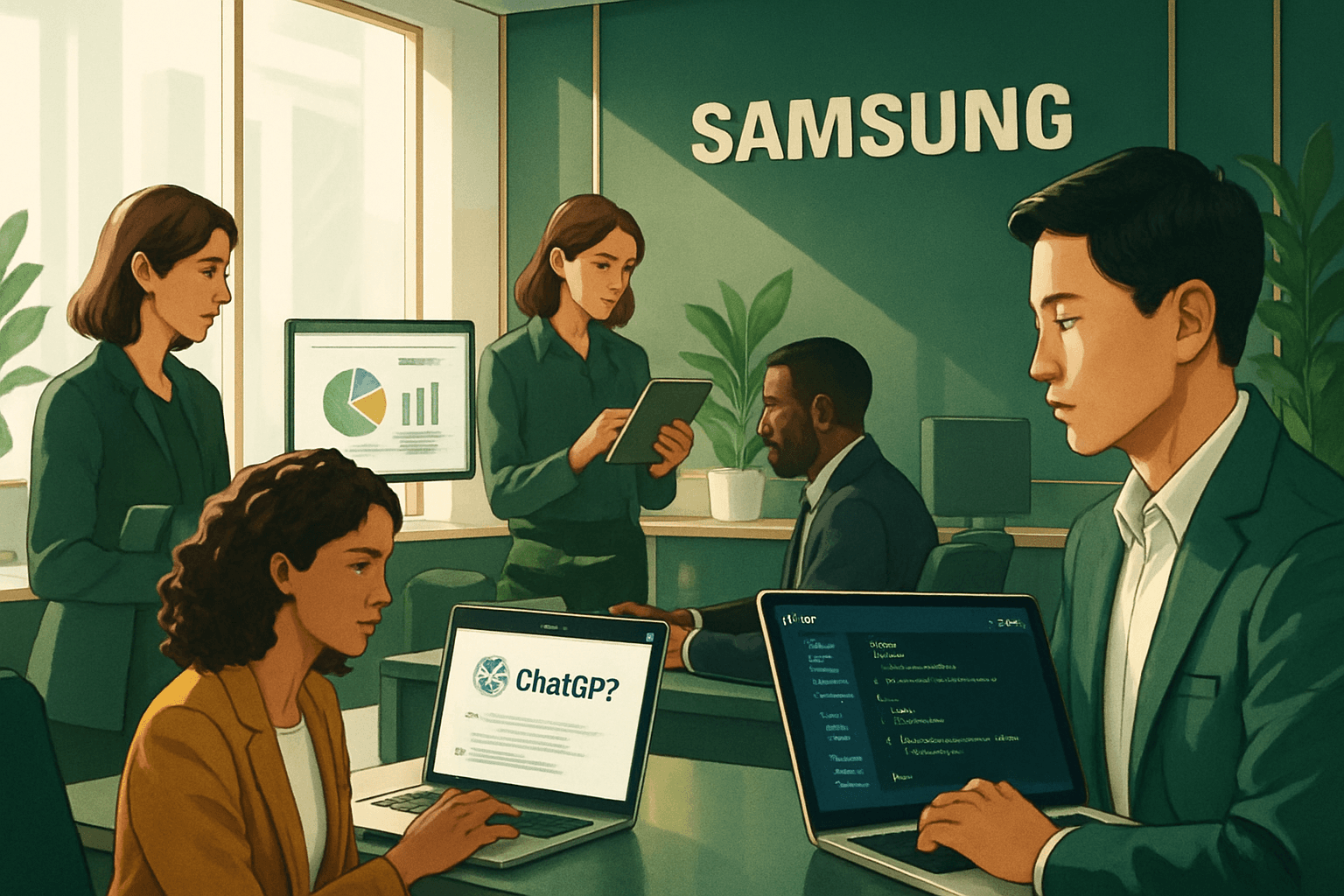 Brief IA : Samsung Electronics intègre ChatGPT et Codex pour ses équipes