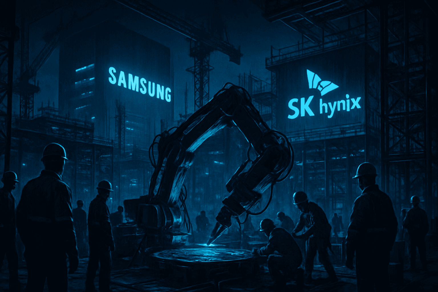 Brief IA : Samsung et SK Hynix : 590 milliards pour dominer le marché des puces