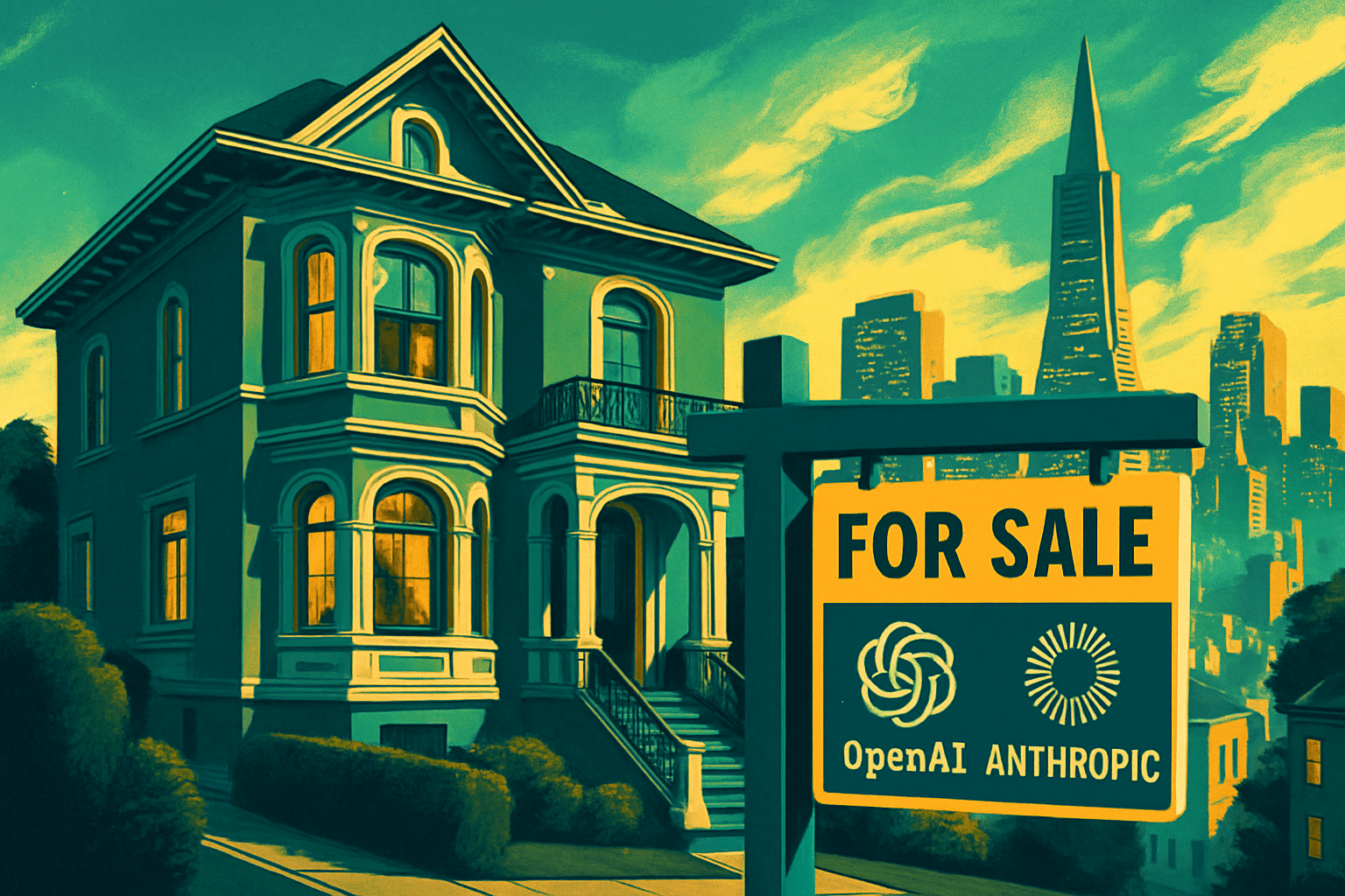 Brief IA : San Francisco : maison à 2,9 M$ en actions OpenAI ou Anthropic
