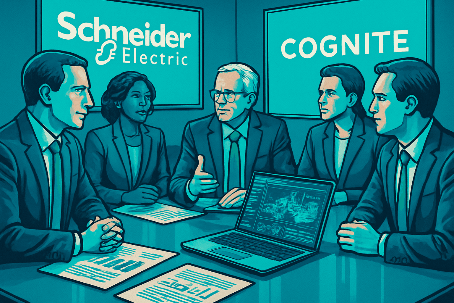 Brief IA : Schneider Electric acquiert Cognite pour 3,1 milliards
