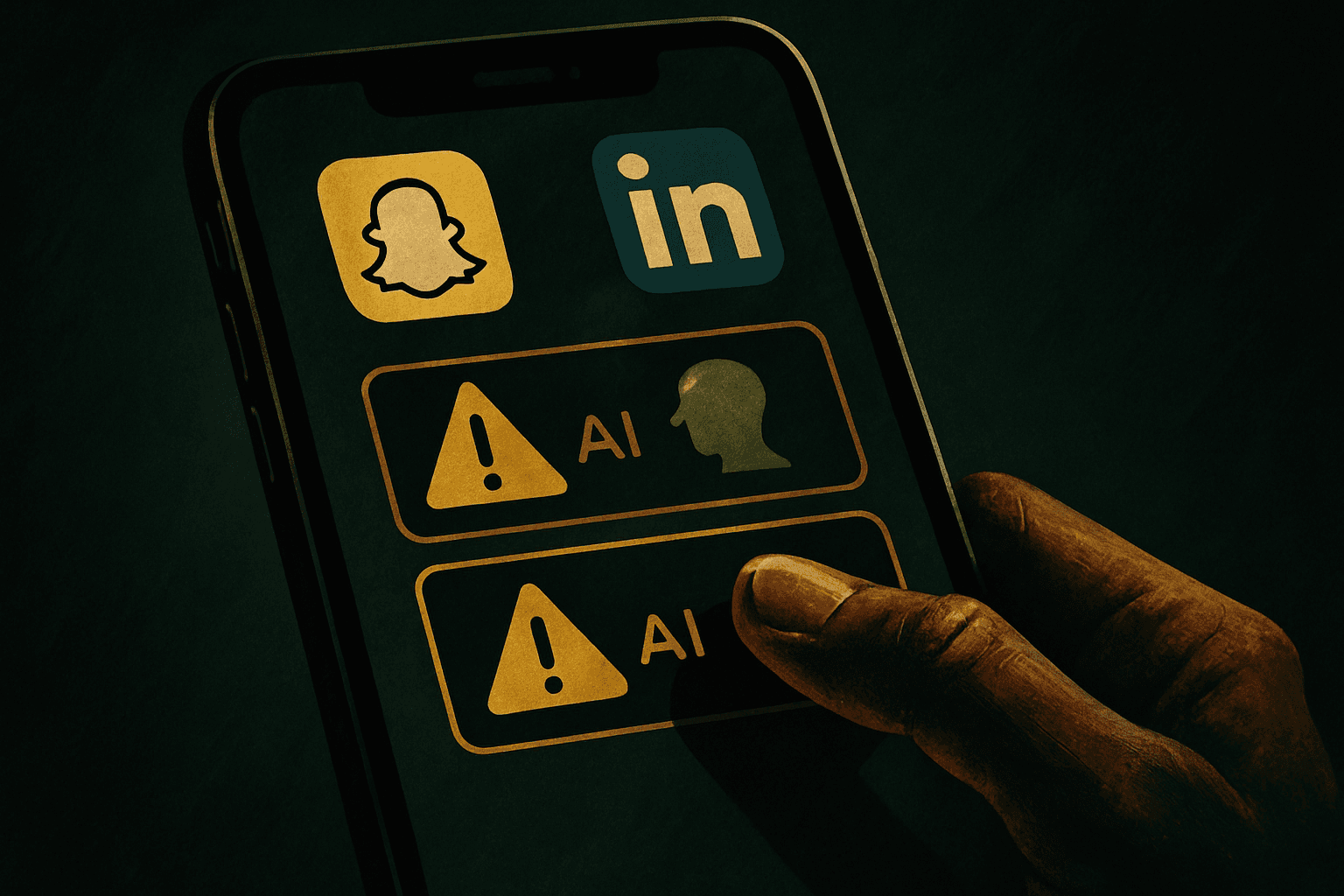 Brief IA : Snap et LinkedIn s'attaquent aux contenus IA de piètre qualité