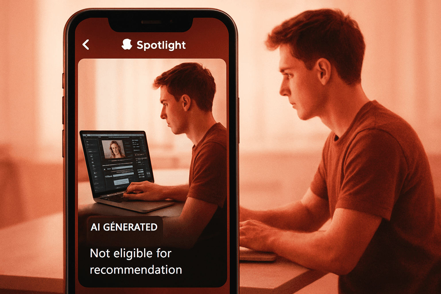 Brief IA : Snapchat exclut les vidéos IA de Spotlight : impact sur les créateurs