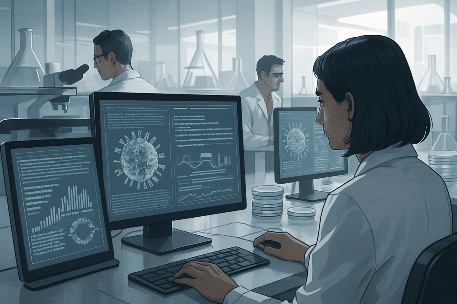 Brief IA : Stanford et Arc Institute : l'IA conçoit des virus antibactériens