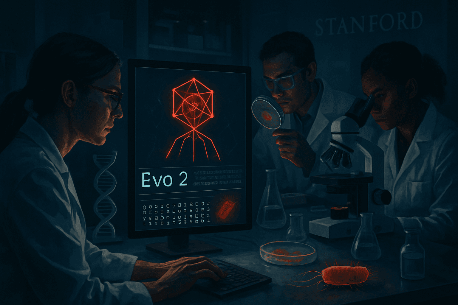 Brief IA : Stanford révolutionne la lutte contre E. coli avec l'IA Evo 2