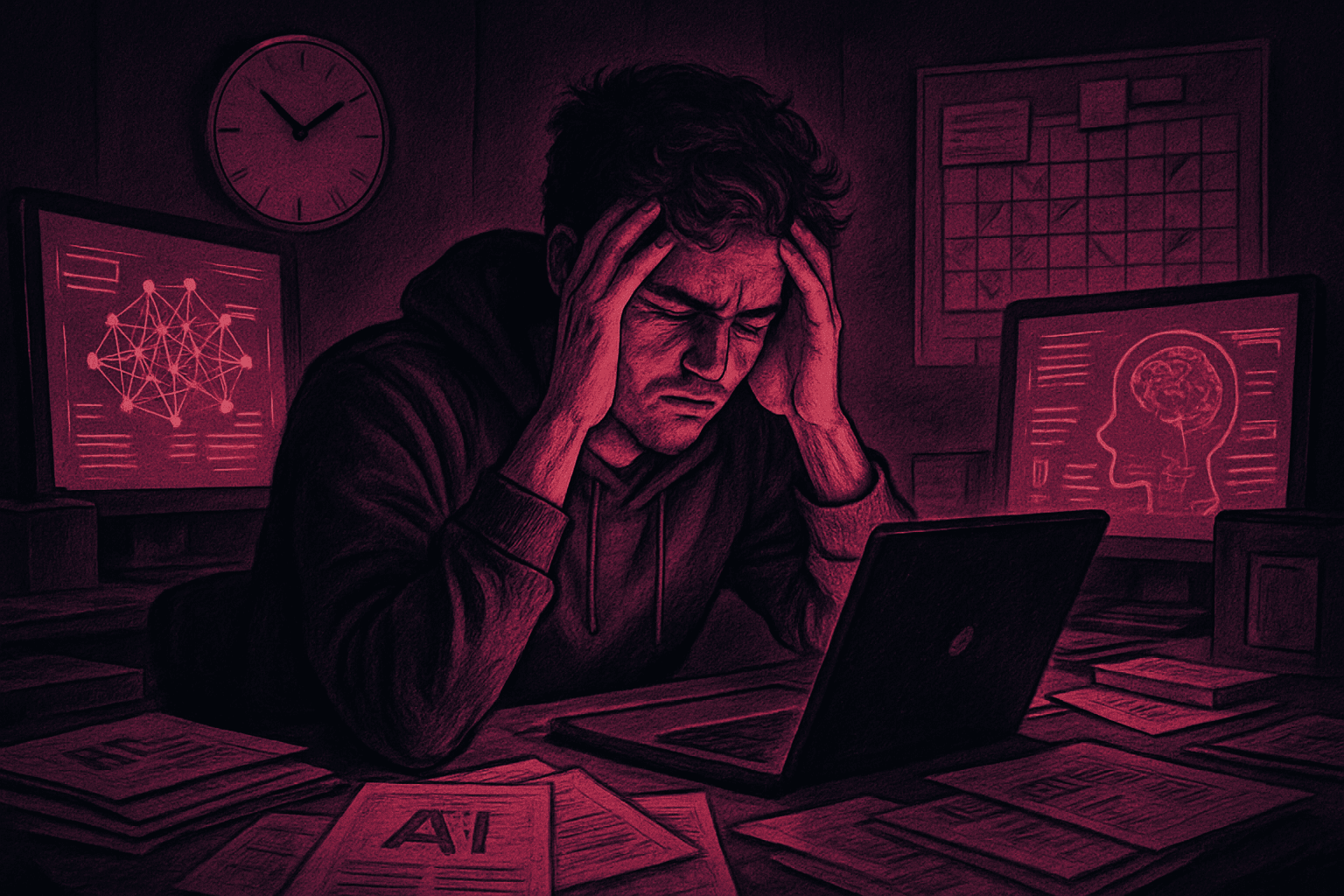 Brief IA : Stress et épuisement : les fondateurs de startups IA sous pression