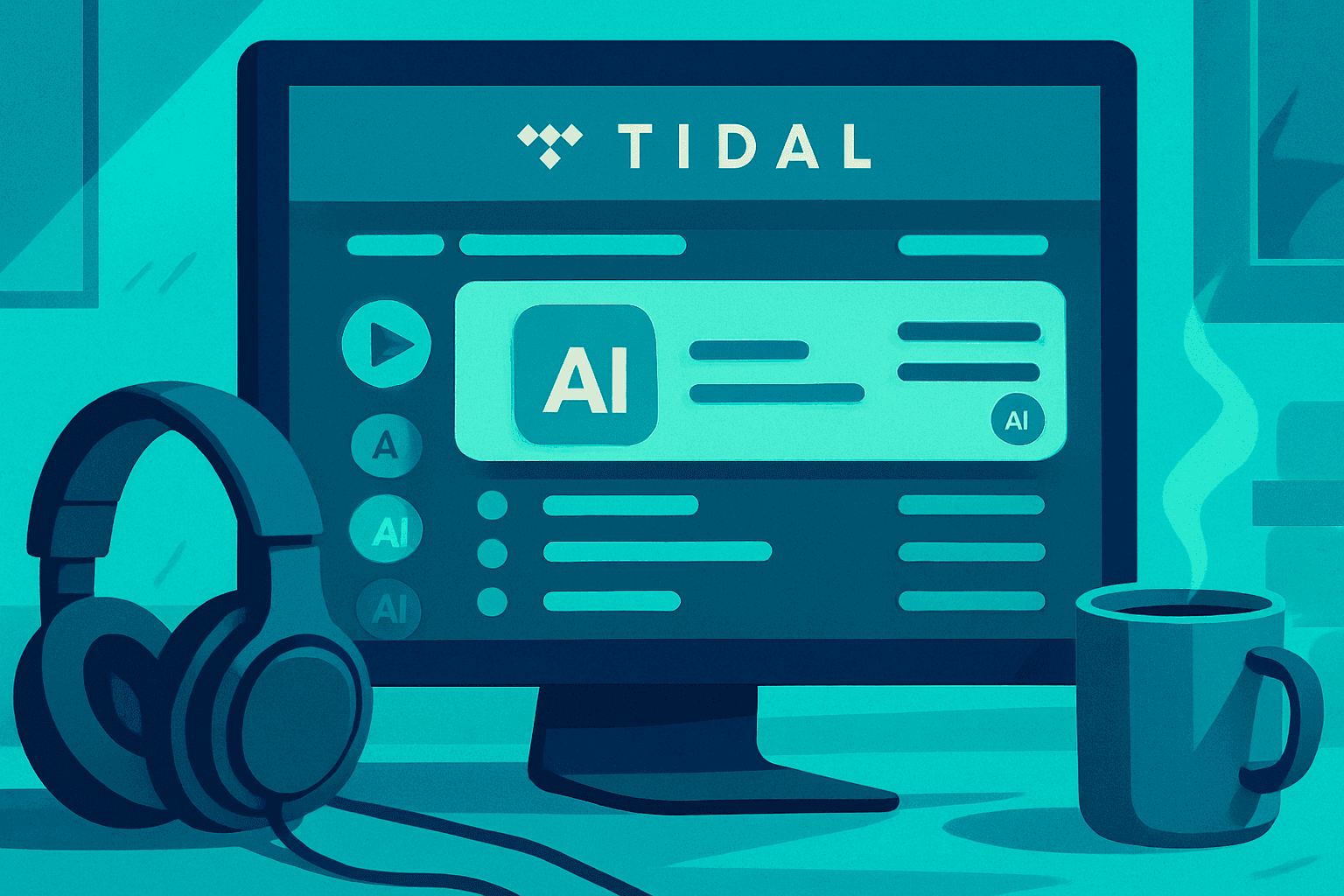 Brief IA : TIDAL frappe fort : fin des royalties pour la musique IA dès 2026