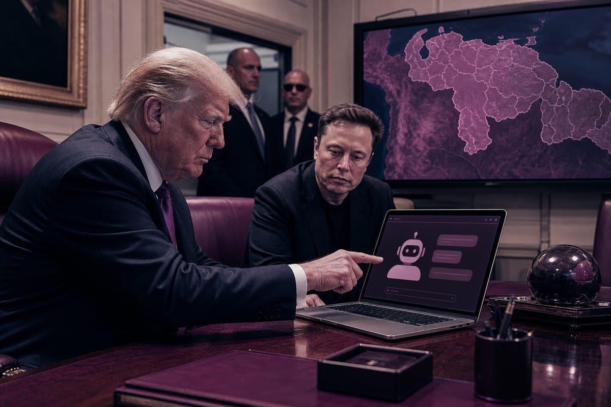 Brief IA : Trump aurait consulté Grok avant la capture de Maduro