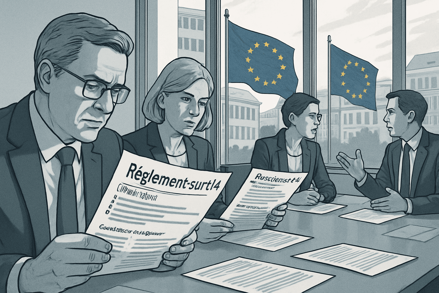 Brief IA : UE : cadre IA par risque et amendes jusqu’à 6 %
