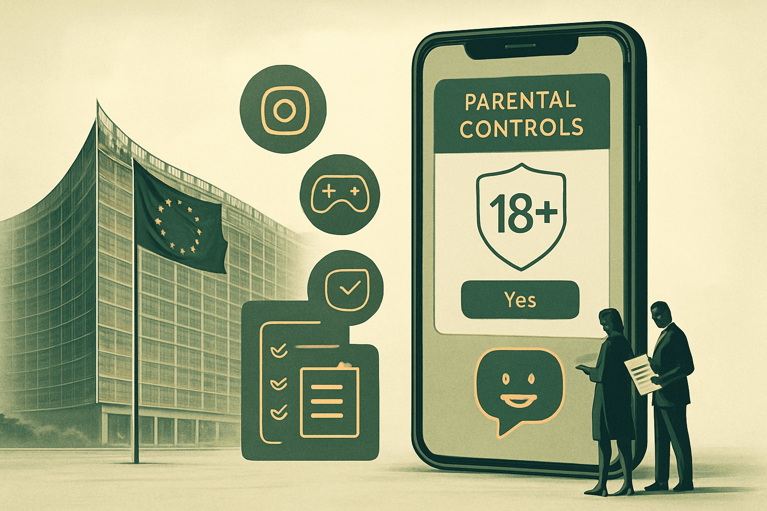 Brief IA : UE : projet de loi enfants impose preuves de sûreté