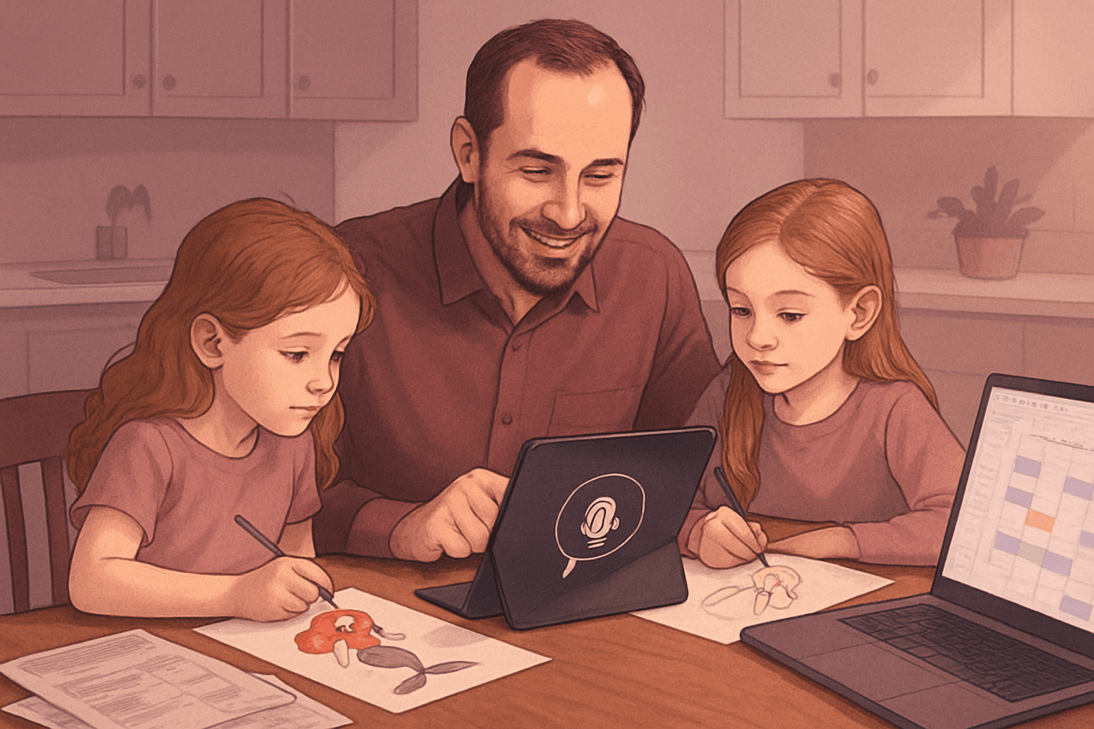 Brief IA : Un père automatise tutorat vocal et école avec ChatGPT