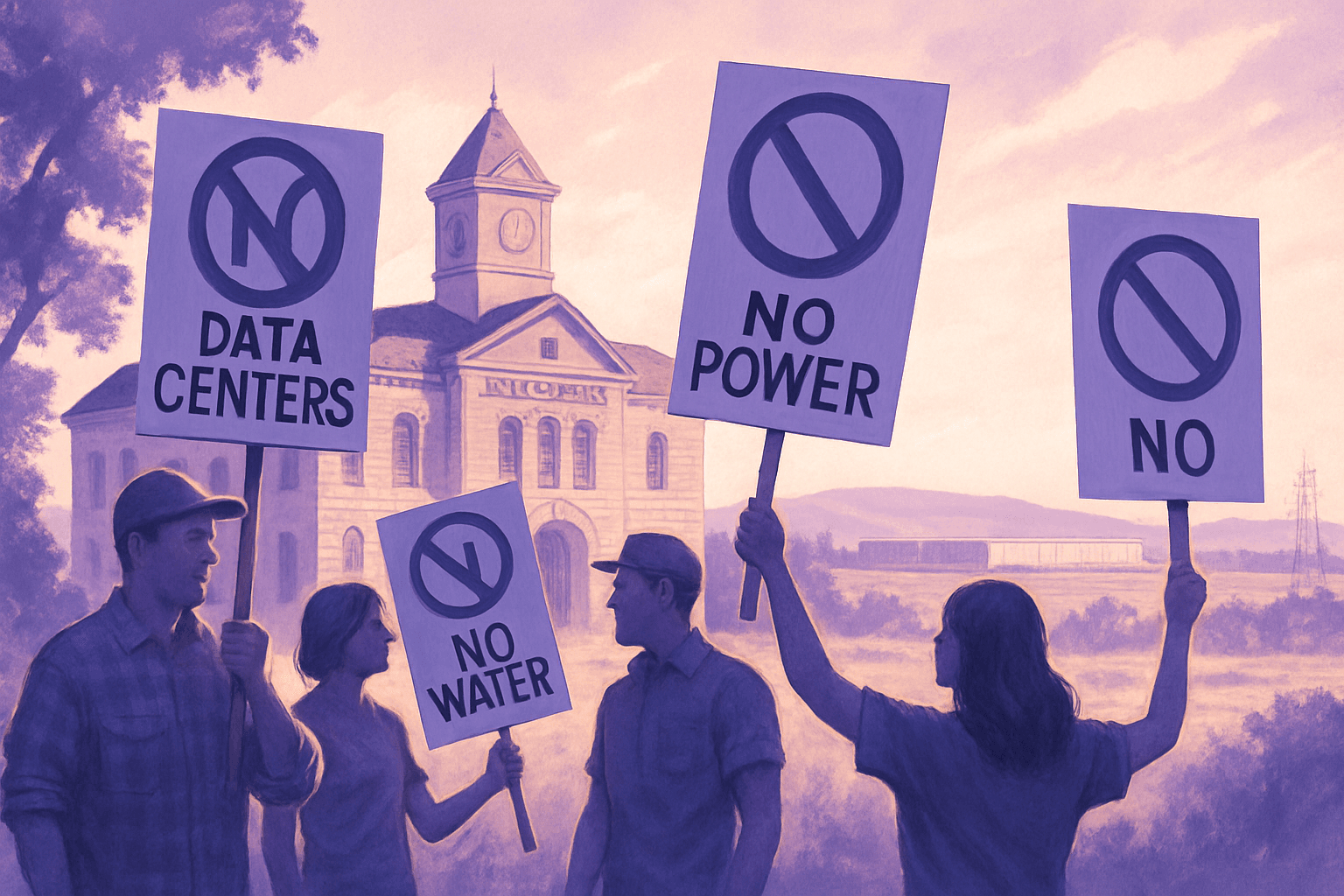 Brief IA : USA : adoption de l’IA, rejet local des data centers