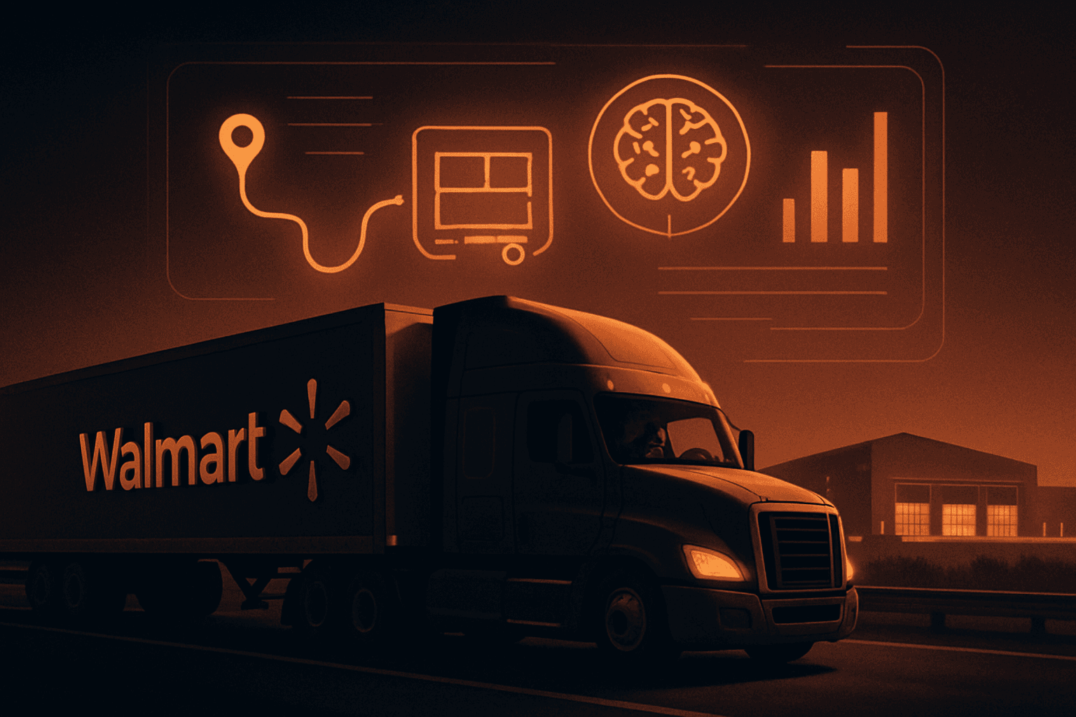 Brief IA : Walmart : l'IA optimise les trajets des camionneurs