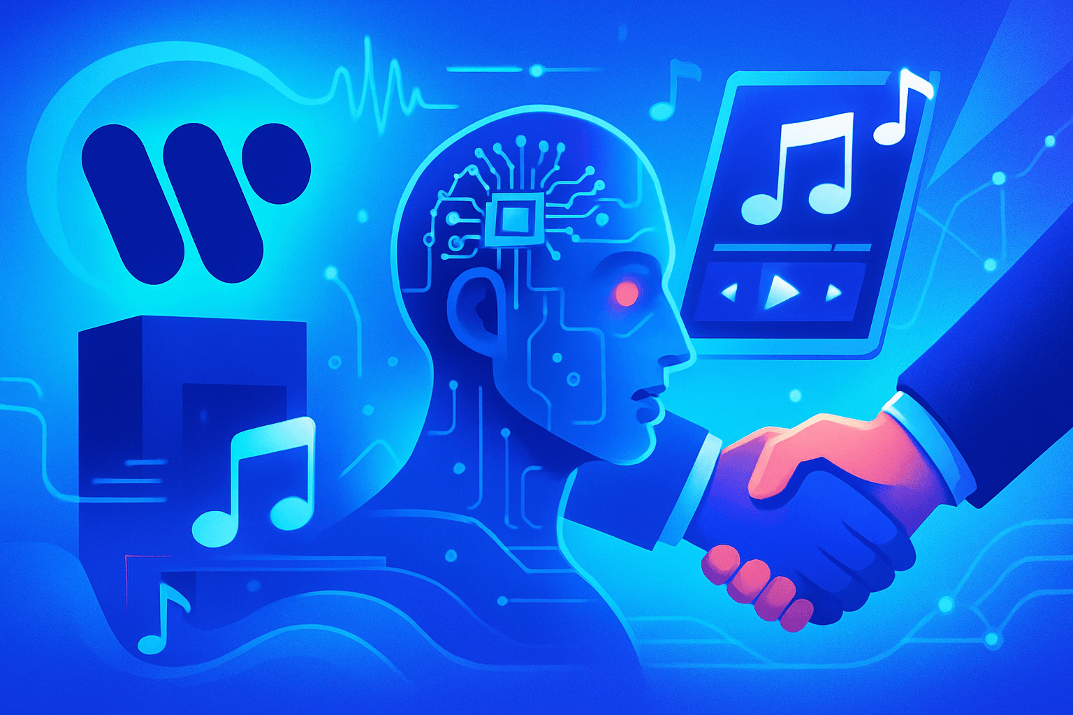 Brief IA : Warner Music renforce sa stratégie IA avec l'acquisition de Sureel AI