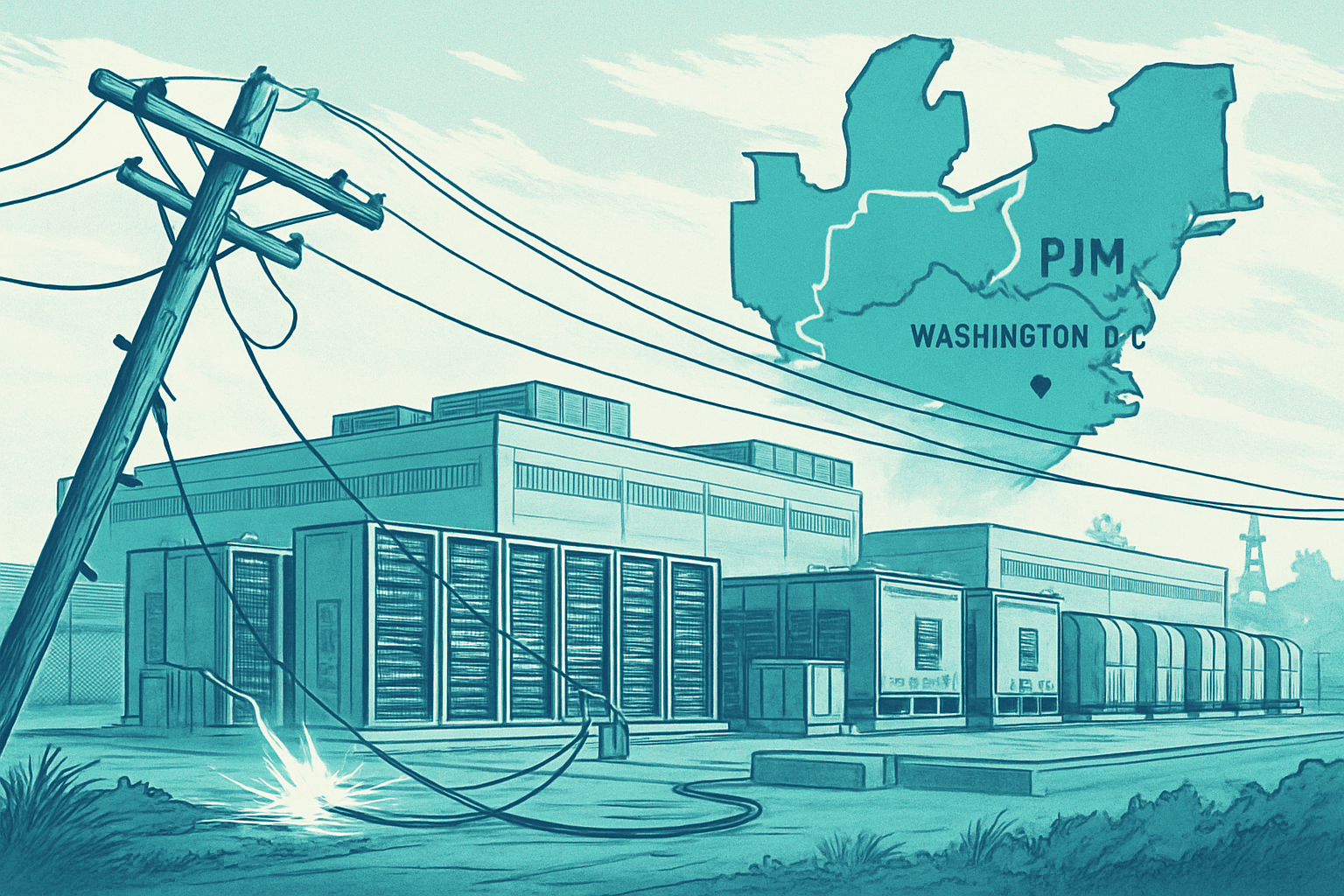 Brief IA : Washington : chute électrique révèle les failles des data centers