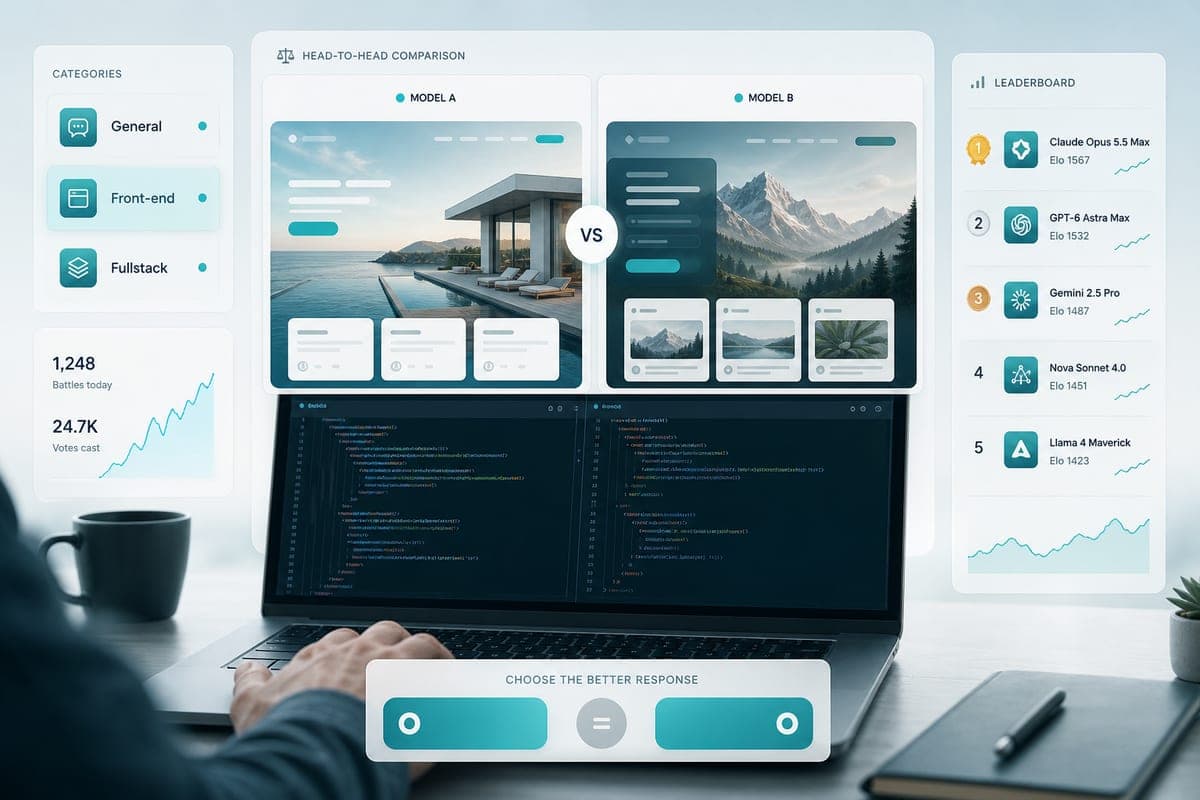 Brief IA : WebDev Arena : Claude Opus 5.5 Max en tête, OpenAI revient