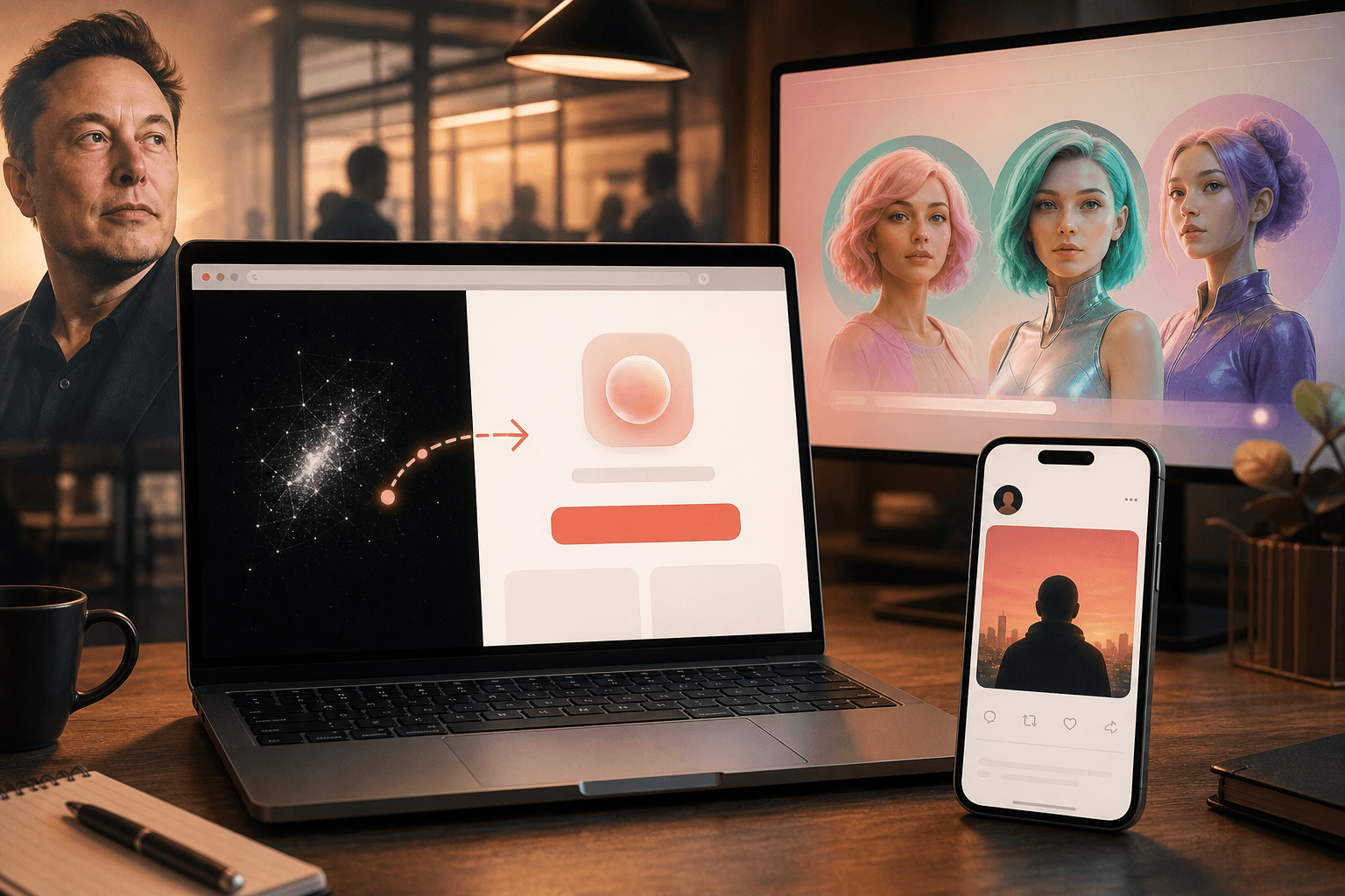 Brief IA : xAI possède dot.com et le redirige vers Grok après Dots