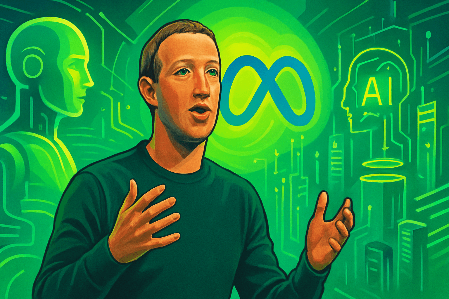 Brief IA : Zuckerberg critique les IA actuelles, Meta investit massivement