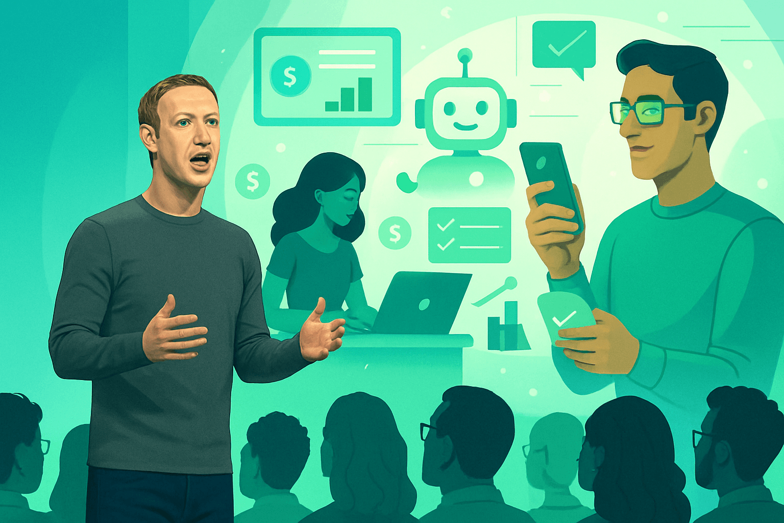 Brief IA : Zuckerberg : l'IA personnelle pour booster l'entrepreneuriat