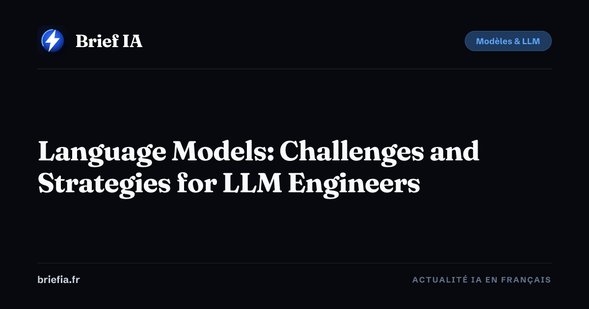 Language Models: Challenges and Strategies for LLM Engineers — Brief AI ...