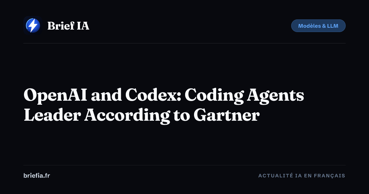 OpenAI and Codex: Coding Agents Leader According to Gartner — Brief AI ...